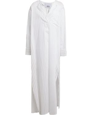 Erika Cavallini Semi Couture Vestito Lungo - Bianco