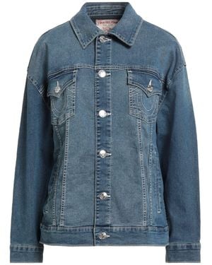 True Religion Denim Outerwear Cotton, Polyester, Rayon, Elastane - Blue