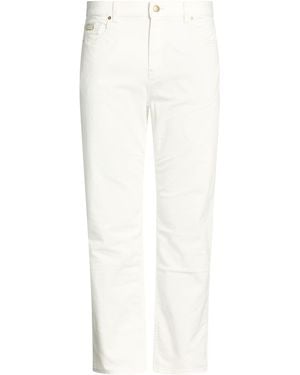 Agnona Jeans Cotton, Elastomultiester, Elastane - White