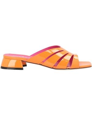 Evaluna Sandals Leather - Orange