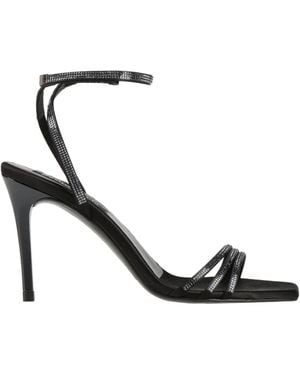 Pedro Garcia Sandals Textile Fibres - Black