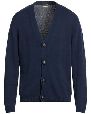 Massimo Alba Cardigan Cotton, Silk - Blue