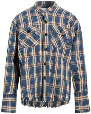 Greg Lauren Hemd - Blau