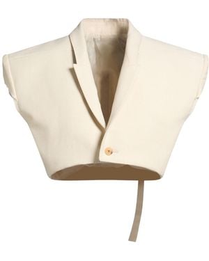 Rick Owens Jacket Cotton, Virgin Wool - White
