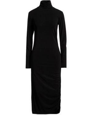 Second Female Midi Dresses - Black