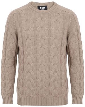 Alpha Studio Sweater - Gray