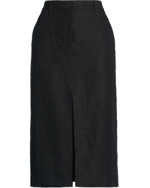 Theory Midi Skirt - Black
