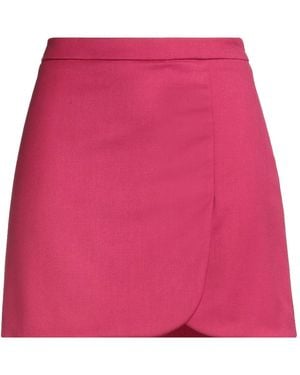 Silvian Heach Fuchsia Mini Skirt Polyester, Viscose, Elastane - Pink