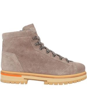 Santoni Khaki Ankle Boots Leather - Brown