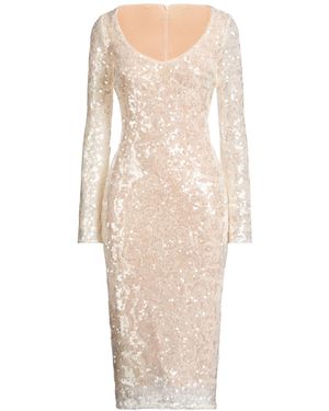 Patrizia Pepe Midi Dress - Natural