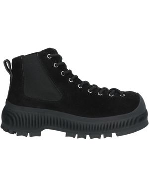 Jil Sander Ankle Boots Leather - Black