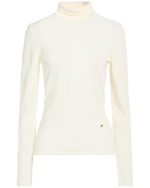 Moschino Ivory Turtleneck Viscose, Polyamide - White