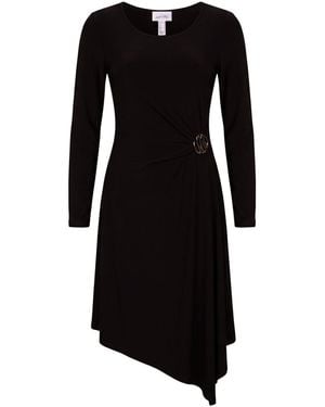 Joseph Ribkoff Midi Dress Polyester, Elastane - Black