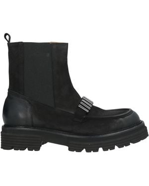 Thea Mika Ankle Boots Leather - Black
