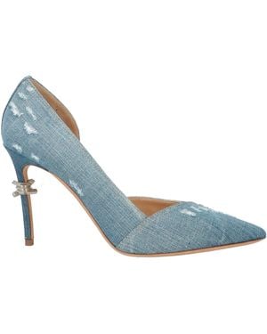 DSquared² Pumps Textile Fibers, Leather - Blue