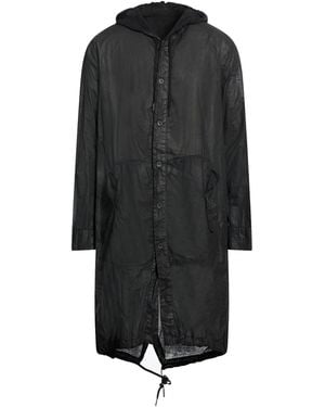 Masnada Overcoat & Trench Coat Cotton - Black