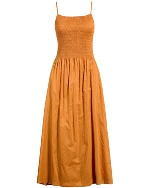 Faithfull the Brand Maxi Dress Cotton - Orange