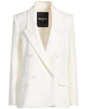 Patrizia Pepe Blazer Polyester, Elastane - White
