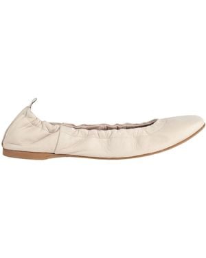 BALLERETTE Rialto Ballet Flats Soft Leather - Natural