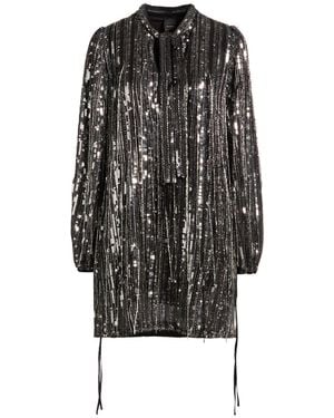 Pinko Mini Dress Polyester, Glass - Black