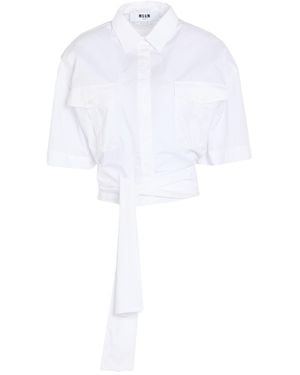 MSGM Shirt Cotton - White
