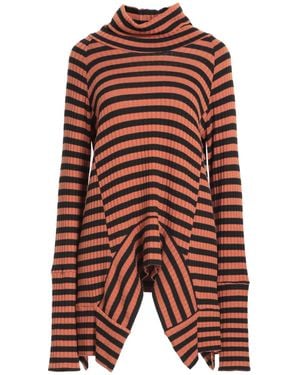 SOHO-T Tan Turtleneck Polyester, Viscose, Elastane - Brown