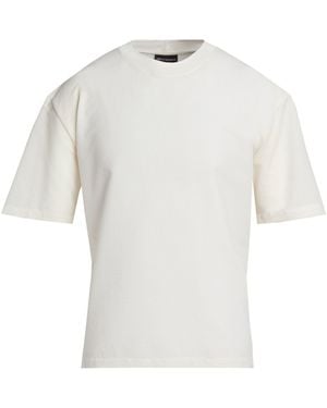 Emporio Armani Ivory T-Shirt Polyester, Elastomultiester - White