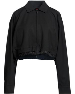 DIESEL Jacket Polyester, Virgin Wool, Elastane - Black