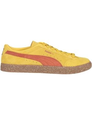 PUMA x P.A.M. PERKS AND MINI Suede Vtg F Pam Trainers Soft Leather, Textile Fibres - Yellow