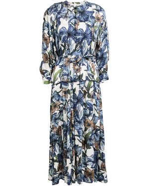 High Use Midi Dress Rayon - Blue