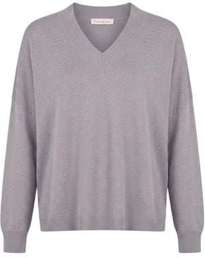 Manila Grace Jumper Viscose, Polyester, Polyamide - Grey