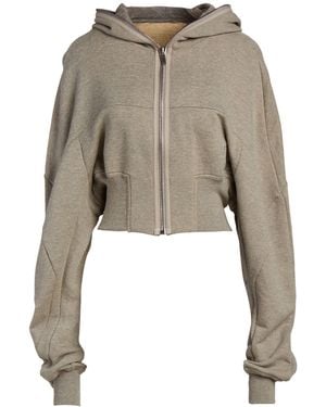 Rick Owens Khaki Sweatshirt Cotton, Polyester - Natural