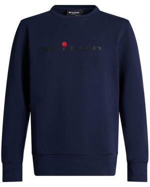Kiton Sweatshirt Cotton, Elastane - Blue