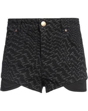 Pinko Denim Denim Shorts Cotton, Lyocell - Black