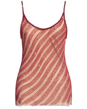 DIOTIMA Top Nylon, Silk, Glass - Red