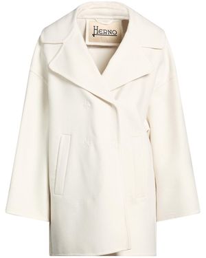 Herno Coat Wool - White