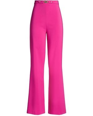 alma sanchez Fuchsia Pants Polyester, Elastane - Pink