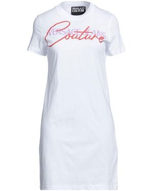 Versace Jeans Couture Vestito Corto - Bianco