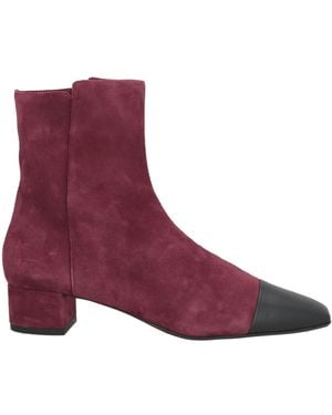 Aquazzura Ankle Boots Leather - Purple