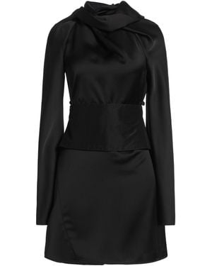 Ellery Mini Dress Polyester, Cotton, Silk - Black