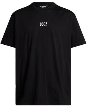 DSquared² T-Shirt Cotton - Black