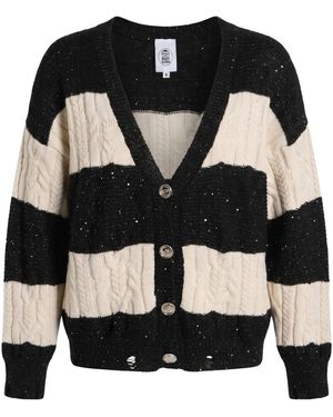 Le Volière Cardigan Acrylic, Viscose, Wool, Alpaca Wool, Polyester - Black