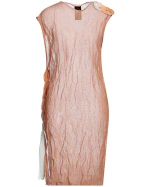 Pierantonio Gaspari Mini Dress Viscose, Metal, Polyamide - Pink