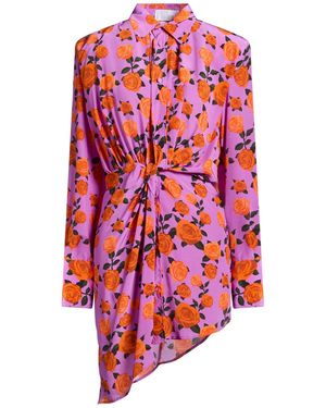 GIUSEPPE DI MORABITO Mini Dress Silk - Red