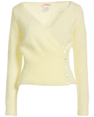Kontatto Pastel Sweater Mohair Wool, Polyamide, Elastane - Yellow