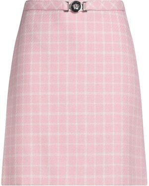 Versace Mini Skirt Virgin Wool, Polyamide - Pink