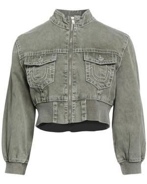 TRUE RELIGION Denim Outerwear - Grey