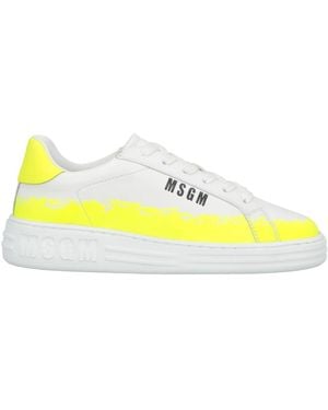 MSGM Sneakers Leather - Yellow