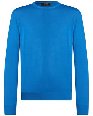 Moorer Sweater Cotton - Blue