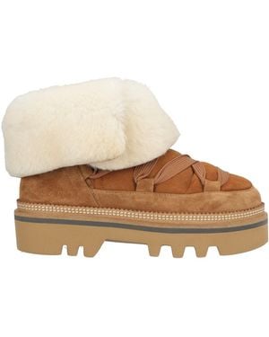 Hogan Ankle Boots - Natural